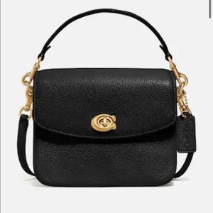 Coach Cassie 19 Black Pebbled Leather
